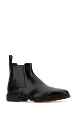 Santoni Mens Easy-Onc Black Stivali Boot