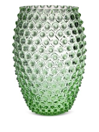 Klimchi Hobnail vaas (23 cm x 15 cm) - Groen