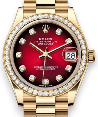Rolex Datejust Automatic Chronometer Diamond Ladies Watch M278288RBR-0041