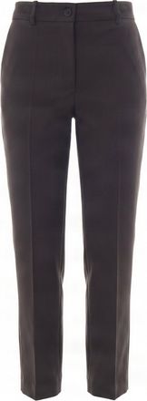 P.A.R.O.S.H. Tailored Slim-Fit Pants with Button Closure and Pockets