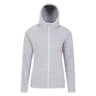 Mountain Warehouse Dames/Dames Lleyn II Melange Full Zip Hoodie (Grijs)
