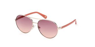 Guess GU5213 32Z Mens Sunglasses Gold Size 56