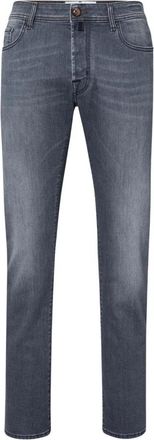 Jacob Cohen Slim-fit Jeans - Heren - Slim Fit Jeans - Grijs - W40 - Katoen - Jeans