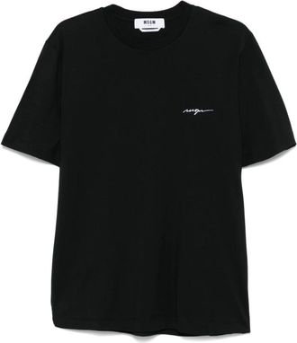 Msgm Hombre, Camisetas, Negro, Talla: S