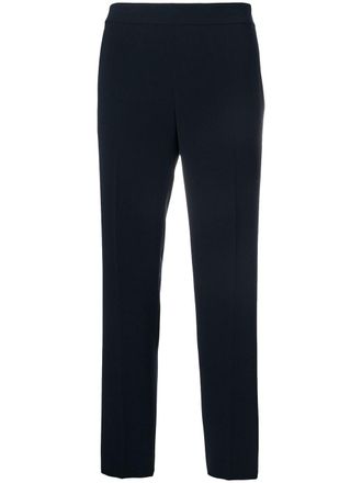 Alberto Biani cropped tailored trousers - Blue