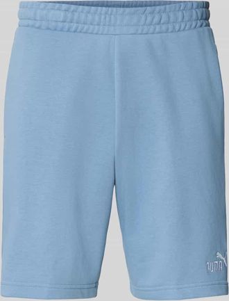 Puma Sweatshorts mit Logo-Stitching in Hellblau, Größe XXL