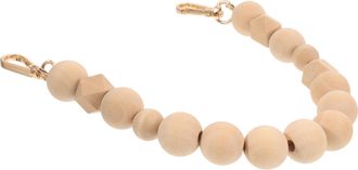 UPKOCH Vintage Wood Bead Purse Chain Replacement Decorative Handbag Chain for Women, Wooden Color Handbag Accessory Suitable for Stylish Womens Bags