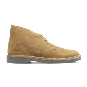 Clarks Desert Boot Evo Suede Mens Lace Up Boots - Cola - Size:UK 10.5