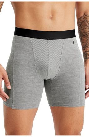 Fabletics Mens The Blueprint Boxer Brief in Grey Heather at Nordstrom, Size Xx-Large