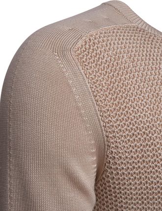 Ermenegildo Zegna Honeycomb-Knit Cotton-Silk Blend Sweater - Beige