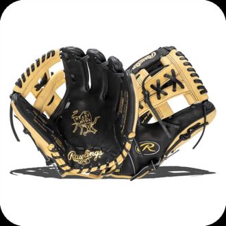 Rawlings Heart Of Hide Baseball Glove - 11.75 In Black/tan