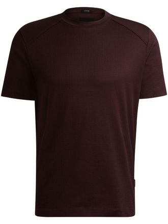 BOSS raglan-sleeve T-shirt - men - Cotton/Elastane - M - Red