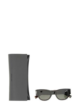Saint Laurent 736433_Y99562338 Aviator Nylon Lens Sunglasses - Gray
