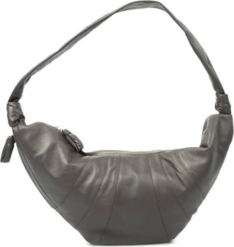 Christophe Lemaire Borsa a spalla Croissant grande - Grigio