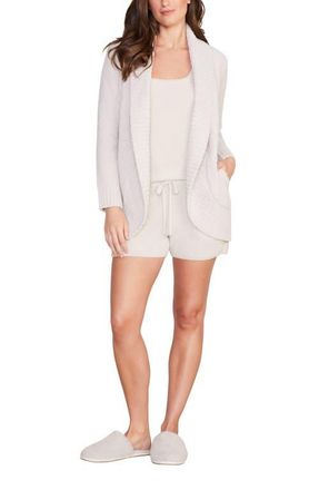 Barefoot Dreams CozyChic Chenille Circle Cardigan in Stone at Nordstrom, Size X-Small