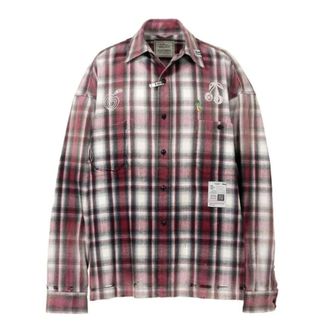 Miharayasuhiro Mihara Yasuhiro, Overhemden, Heren, Veelkleurig, L, Vintage Like Check Shirt