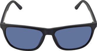 Calvin Klein Blue Rectangular Mens Sunglasses CK20520S 001 57