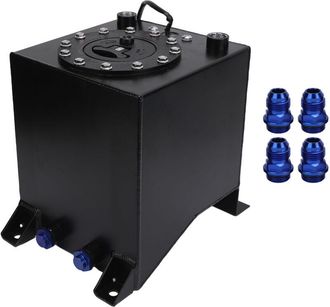 OEM Tanque De Combustible De 10 Litros Con Tapa De Aleaci&oacute;n De Aluminio Y Transmisor De Nivel Para Coches De Carreras, Camiones Y Suv De Calle, Estilo Hot