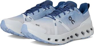 On Cloudsurfer Trail Waterproof Mens Running Shoes Chambray/Glacier : 12 M