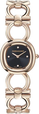 Ferragamo Double Gancini Diamond Watch