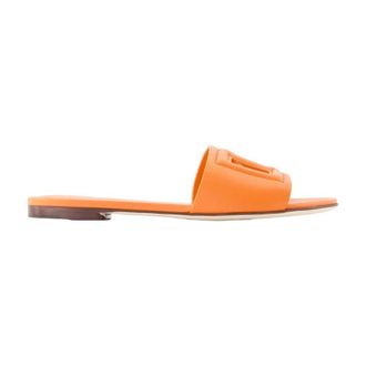 Dolce & Gabbana Dames, Schoenen, Oranje, Maat: 36 EU Leer