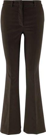 Ql2 Quelledue Wide Trousers - female - QL2 QUELLEDUE - Wide Trousers - Brown - 3XL - Trousers