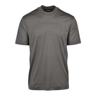 Emporio Armani Heren, Tops, Groen, Maat: 3XL Katoen