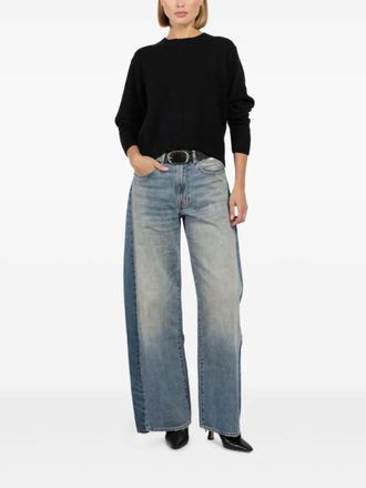 Autumn Cashmere round-neck sweater - Black