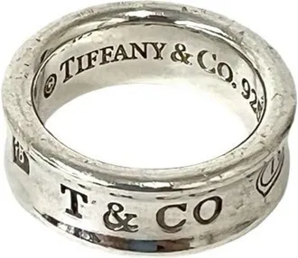 Tiffany & Co. Silver Silver 925 Band Ring (Pre-Owned)