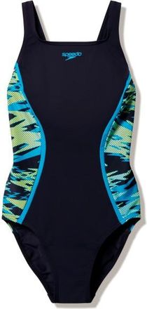 Speedo Hyperboom Splice Muscleback One Piece Badeanzug f&uuml;r Damen | blau