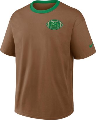Nike Oregon Academic Max90 Nike Mens College T-Shirt in Brown | 04T60K1MUON-VG3