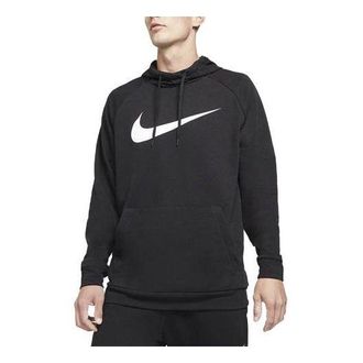 Nike Dry Graphic Logo Hoodie Black White CZ2425-010