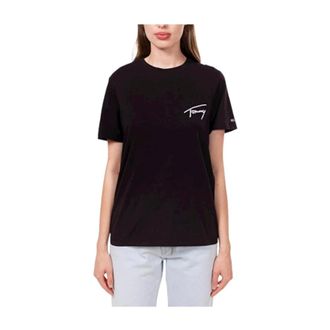 Tommy Hilfiger T-Shirts, female, Black, Size: XS T-Shirts