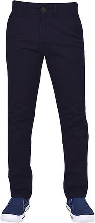 Enzo Jeans Mens Designer Skinny Slim Fit Chinos Super Stretch Trousers Pants EZ348 Blue 42 Regular New Prime