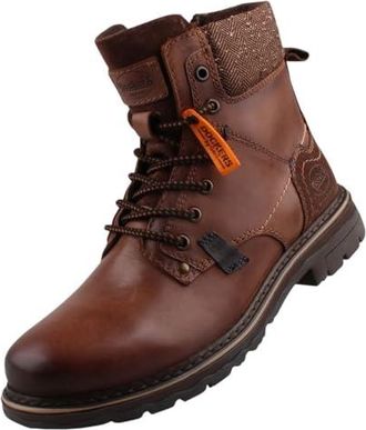 Bottines Classiques Hommes Dockers By Gerli - Semelle Intérieure Amovible, Fermeture Zip