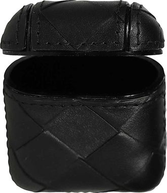 Bottega Veneta Quilted Leather Card Case - Black