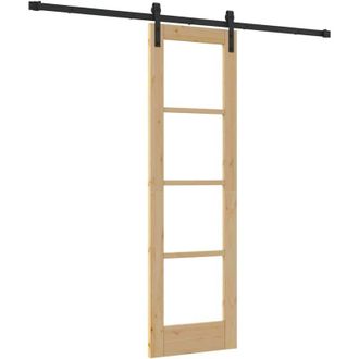 vidaXL Puerta Corredera Orkdal Natural 61 X 198,5 Cm Vidaxl