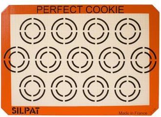 Silpat Perfect Cookie Non-Stick Silicone Baking Mat, 11-5/8 x 16-1/2 in Orange at Nordstrom
