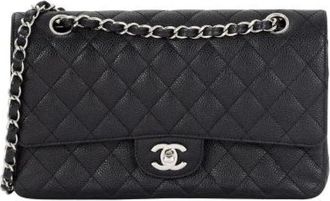 Chanel Pre-owned Classic BAG 11.12 - Dames - Vintage Schoudertas - Zwart - ONE Size - Leer - Vintage