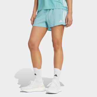 adidas Laufshorts ADIDAS PERFORMANCE OTR B SHORT, Damen, Gr. XL, N-Gr, gr&uuml;n (mint ton), Obermaterial: 100% Polyester, Hosen Laufshorts