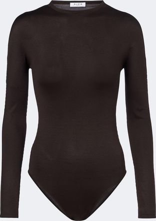 Alaia Ala&iuml;a Body in jersey di misto seta