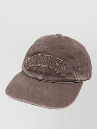 Golden Goose journey baseball cap washed cotton twill patch