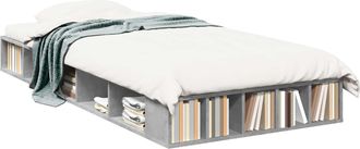vidaXL Estructura De Cama Con Almacenamiento Gris Hormig&oacute;n 80 X 200 Cm Vidaxl
