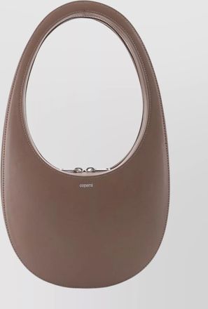 Coperni curved leather shoulder bag handle
