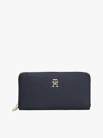 Tommy Hilfiger TH Emblem Large Zip-Around Wallet