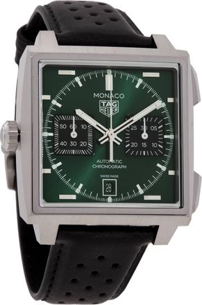 Tag Heuer Monaco Chronograph Automatic Green Dial Unisex Watch CDW2180.FC8360