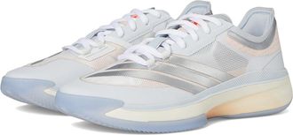 adidas adiZero Select 3.0 Basketball Shoes Basketball Shoes Halo Blue/Silver Metallic/Powder Coral : Mens 9.5 - Womens 10.5 Medium, Rubber