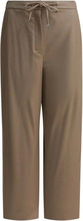 Max Mara Broeken, Dames, Beige, XS, Wol, Floria Broeken