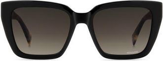 Missoni 54mm Gradient Square Sunglasses in Black/Brown Sf at Nordstrom