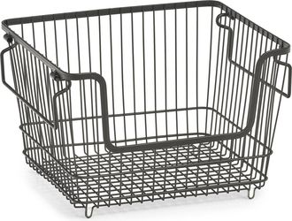 ZELLER PRESENT Organizer Aufbewahrungskorb aus Metall, stapelbar